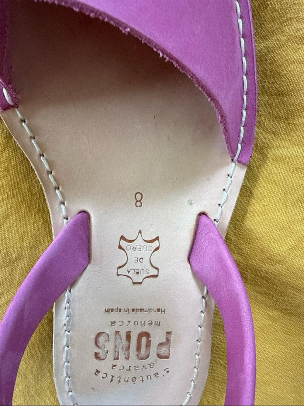 PONS Authentic Leather Sandals - Picture 5 of 7